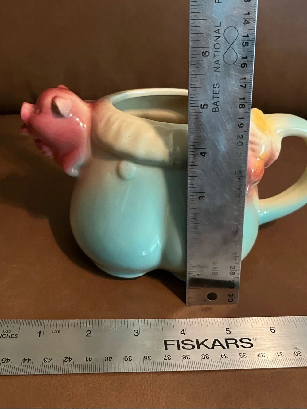 Vtg Shawnee Pottery “Tom the Piper’s Son” Figural Ceramic Pitcher